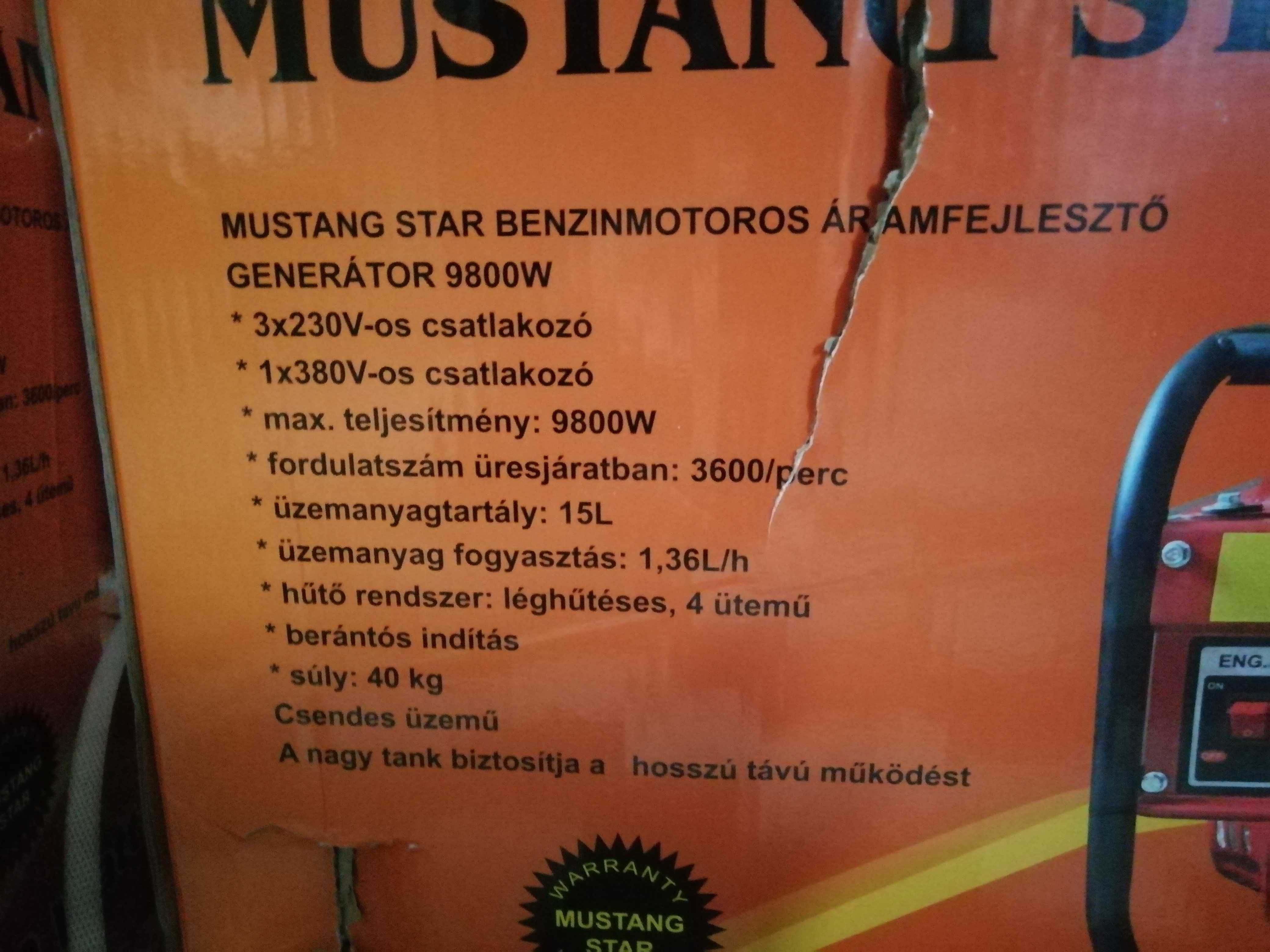 Генератор Mustang Star 9800