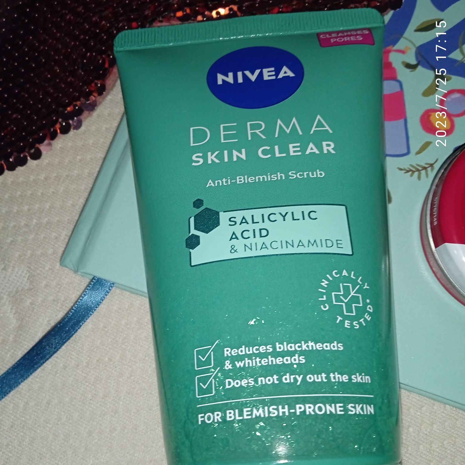 Nivea Derma Skin Clear Peeling Przeciw Niedoskonałościom 150 ml Nowy