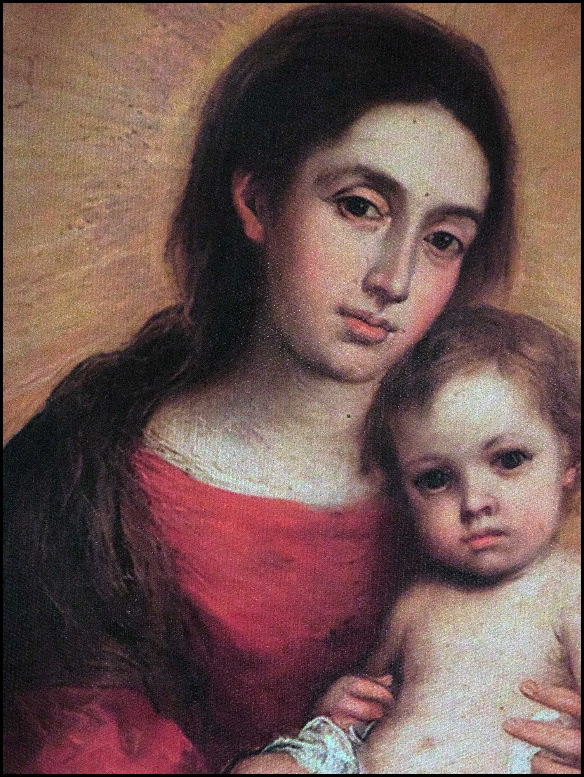 Obraz na płótnie -Virgin And Child In Glory, Bartolomé Esteban Murillo