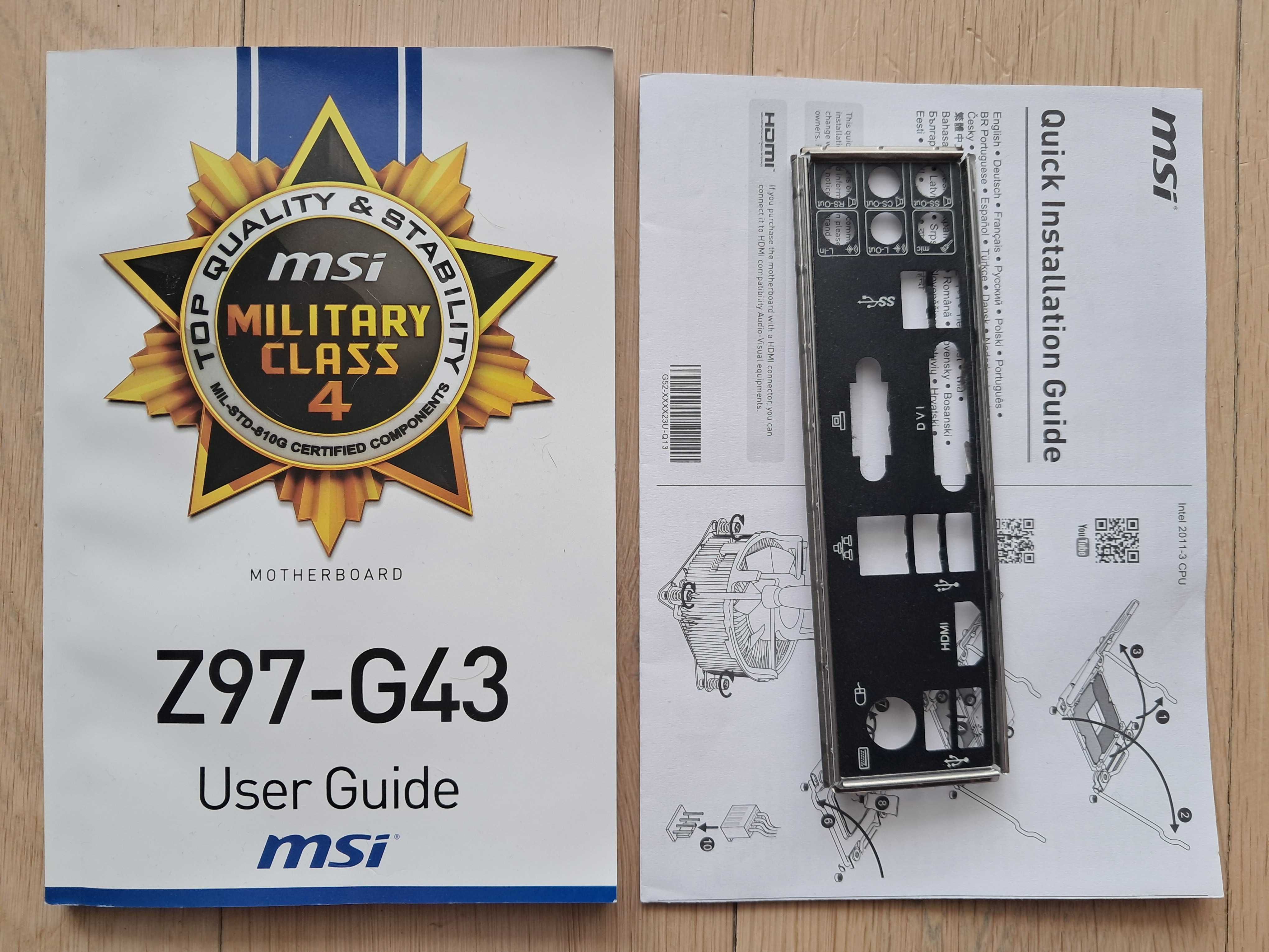 Płyta główna MSI Z97-G43, Intel Z97, 4xDDR3, VGA, GbLAN, ATX LGA1150