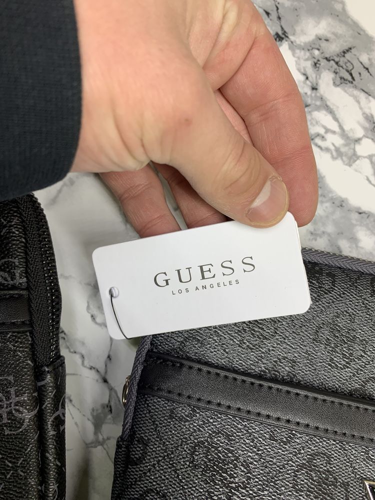 Мужские сумки guess с лампасами и без