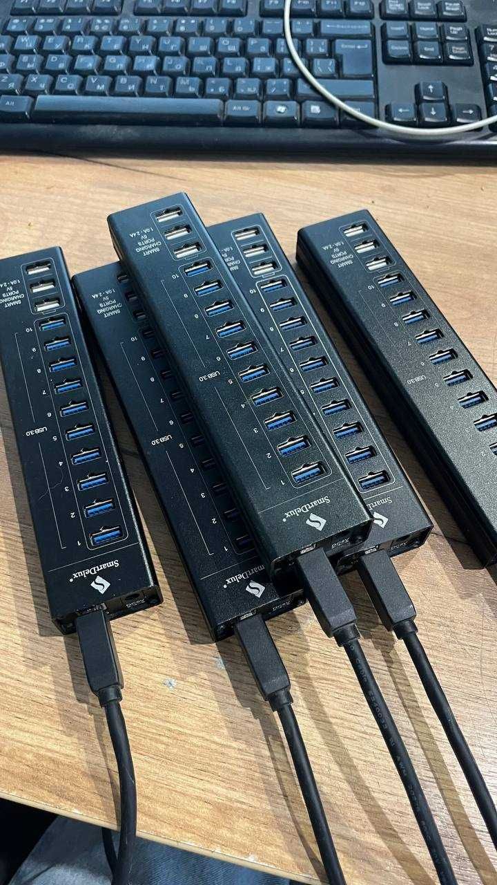 USB-хаб SmartDelux на 13 портов USB 3.0 БУ