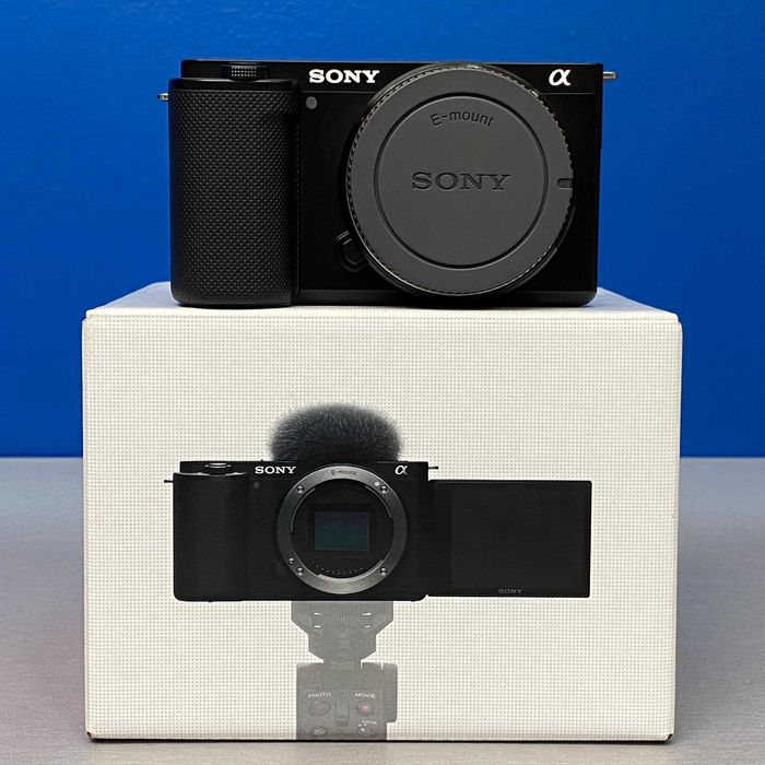 Sony ZV-E10 (Corpo) - 24.2MP - 3 ANOS DE GARANTIA