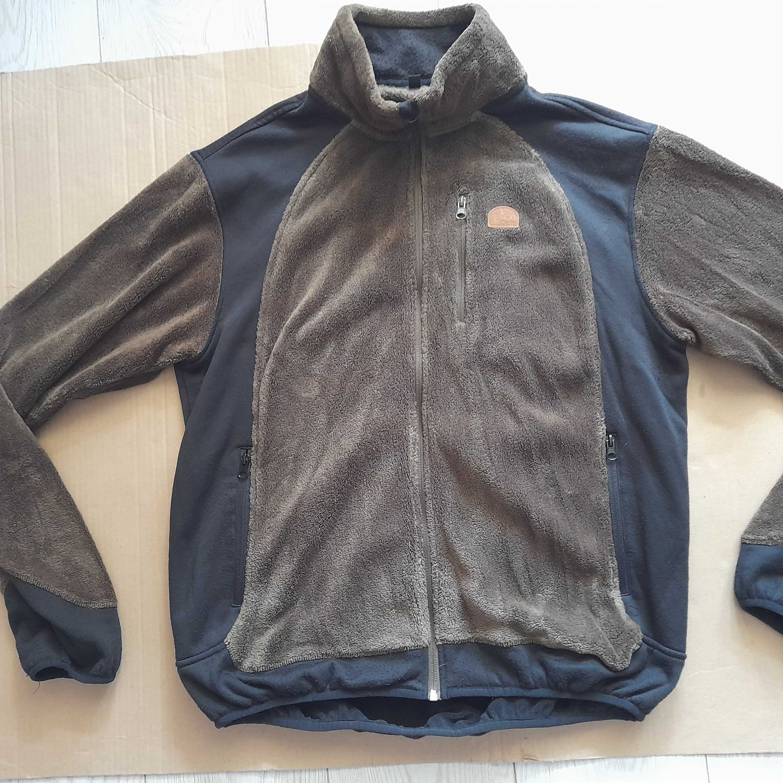 Lago prestige softshell polar sherpa męska kurtka myśliwska XL*2XL