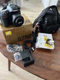 Nikon D750 przebieg 16k + obiektyw 35 mm
