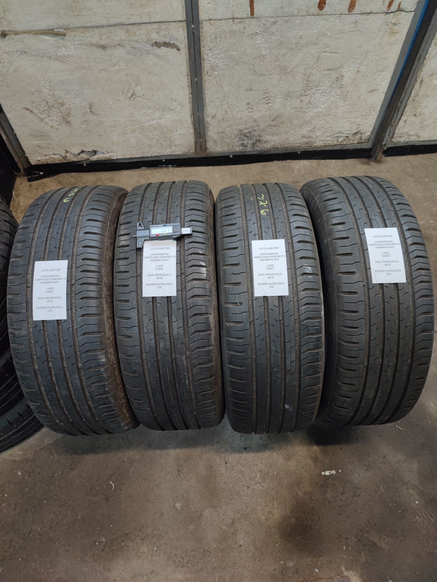 Opony letnie 195/55R16 87H Continental ContiEcoContact 5 2016r