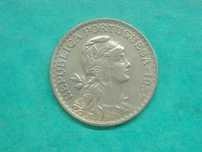 1200 - República: 1 escudo 1957 alpaca, por 1,50