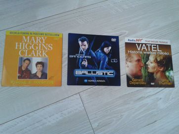 płyty DVD, 3 szt, filmy , Vatel, Wyścig z mordercą, Ballistic