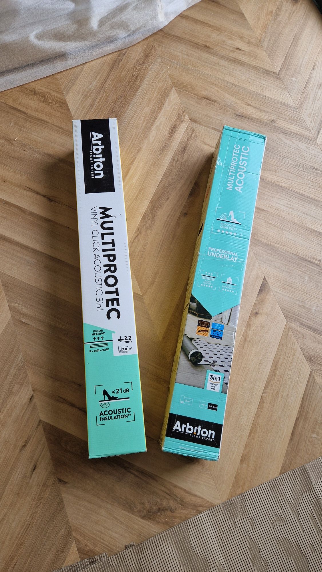 Podkład pod panele  laminowane Arbiton MULTIPROTEC Acoustic 3w1