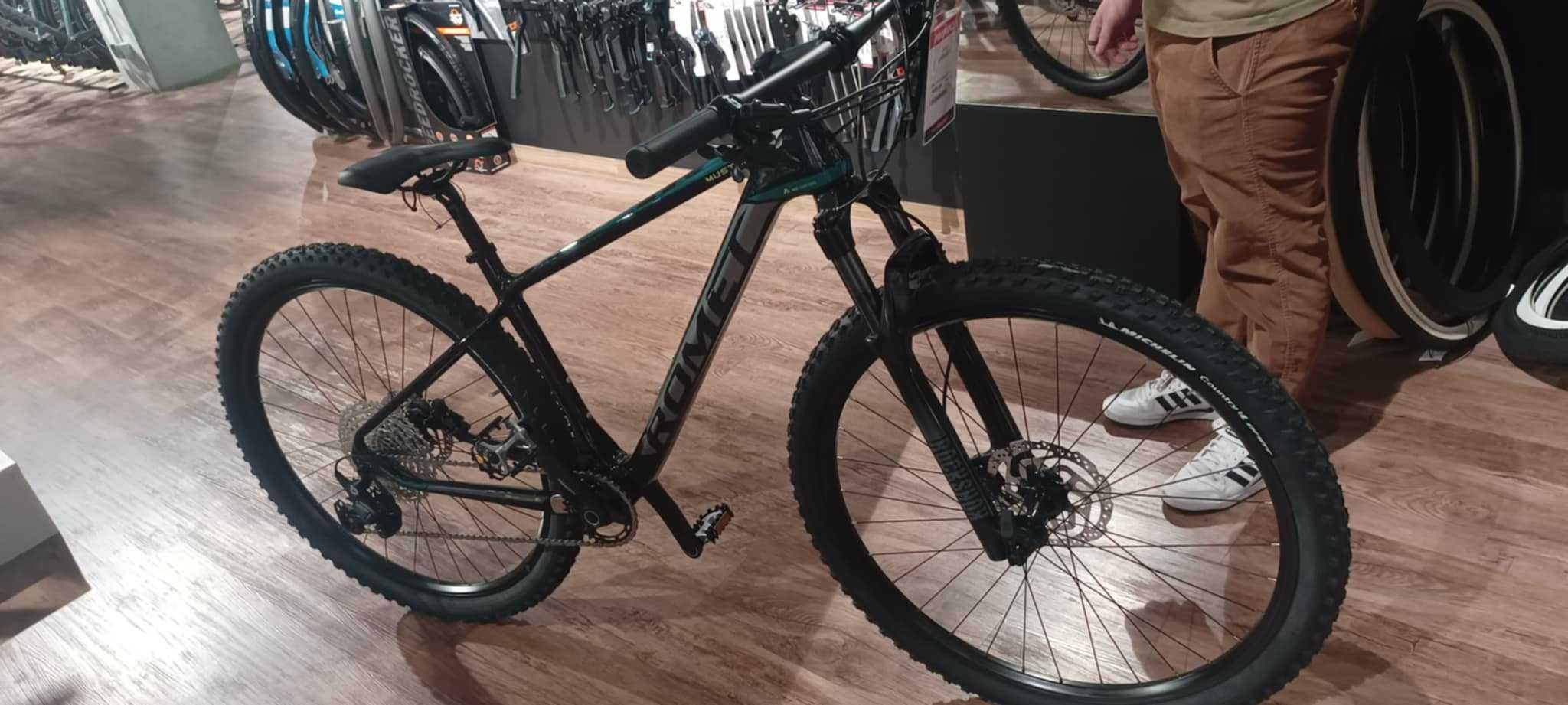 ROWER GÓRSKI Romet 17M mustang Evo 3 czarnozielony w salonie 6999zł