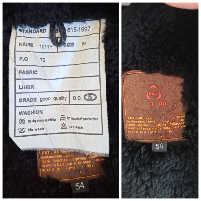 Чоловіча зимова шкіряна куртка цигейка лайка