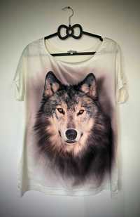Bluzeczka z wilkiem