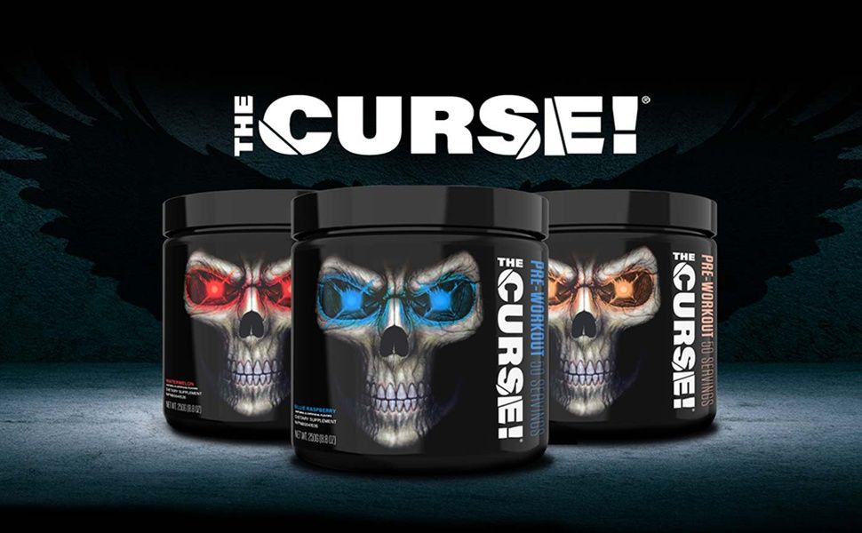 JNX sports the CURSE! PRE-WORKOUT 50Servings