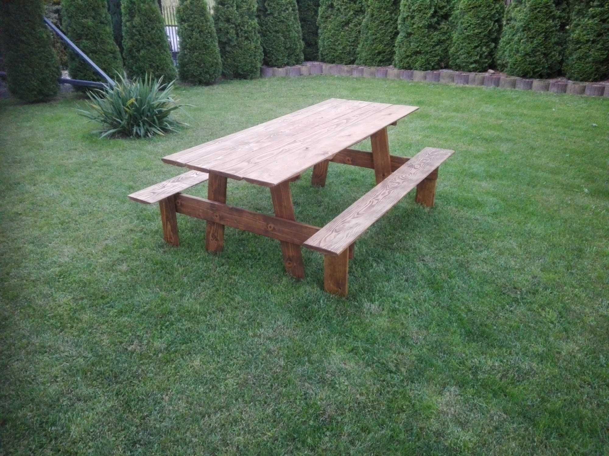 Meble ogrodowe na wymiar: stóły i  ławki .