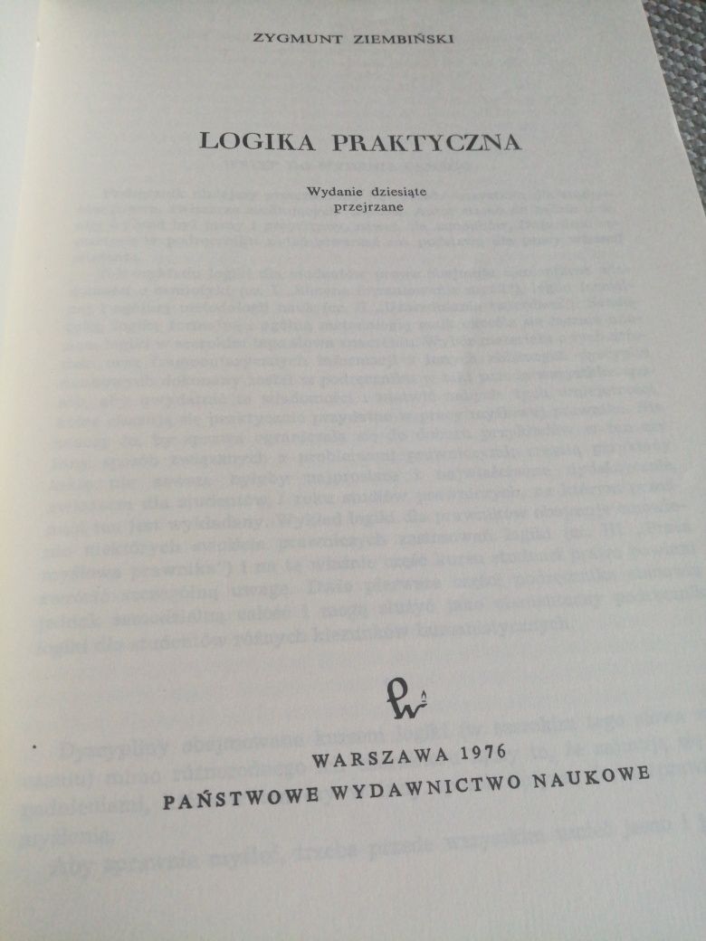 Logika praktyczna zadania wykłady