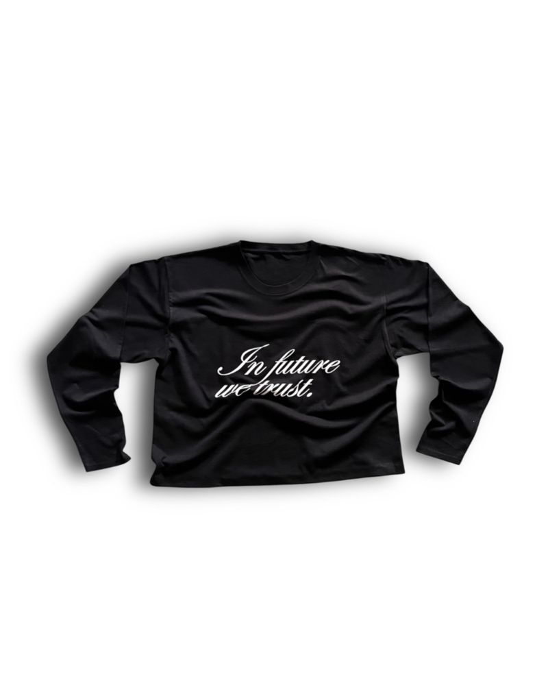 longsleeve “in future we trust” , opium, sk8, rap longsleeve, лонг