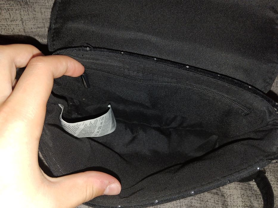 сумка чорна з блискітками