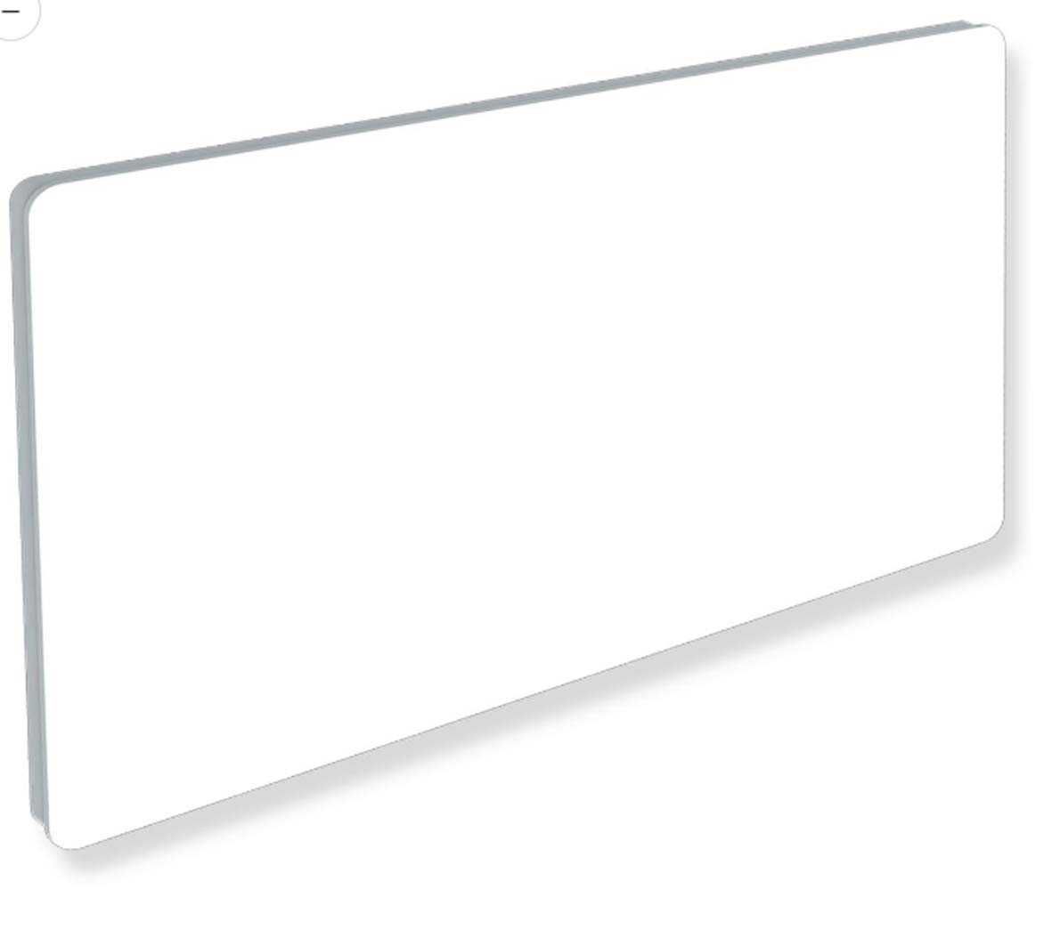 Grzejnik elektryczny CARRERA 2000W z podświetleniem LCD w białym szkle