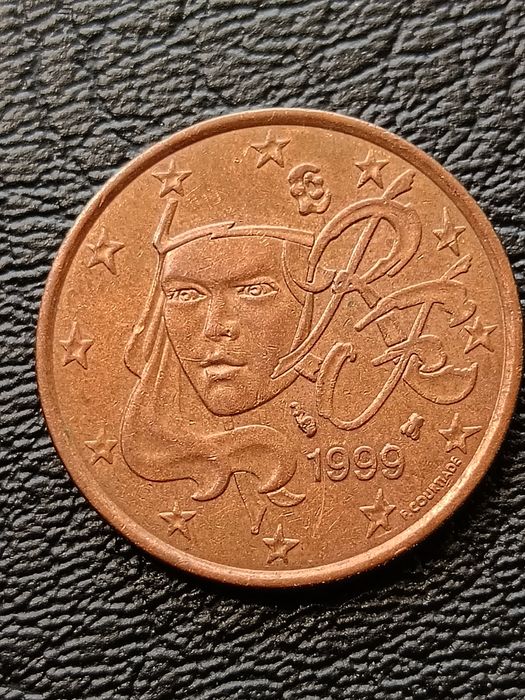 Moeda 50 cêntimos França 1999