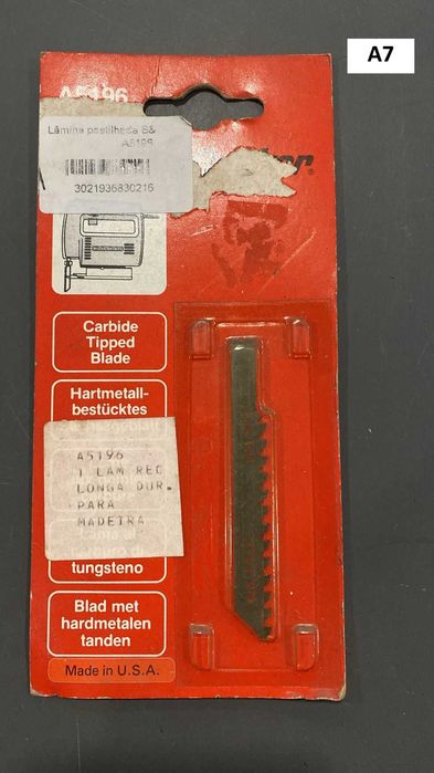 Lâminas para Serra Tico Tico e outras - madeira, metal etc