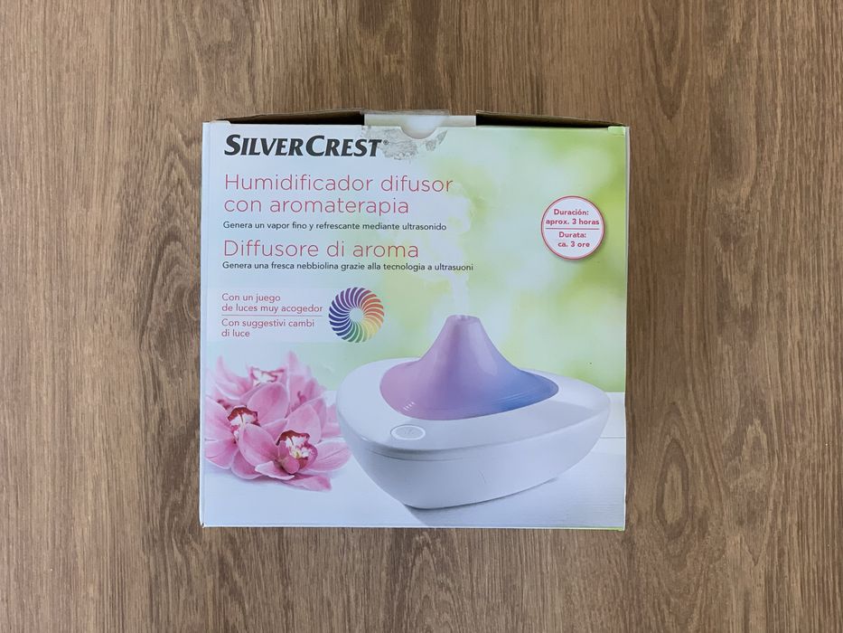 Humidificador difusor com aromaterapia