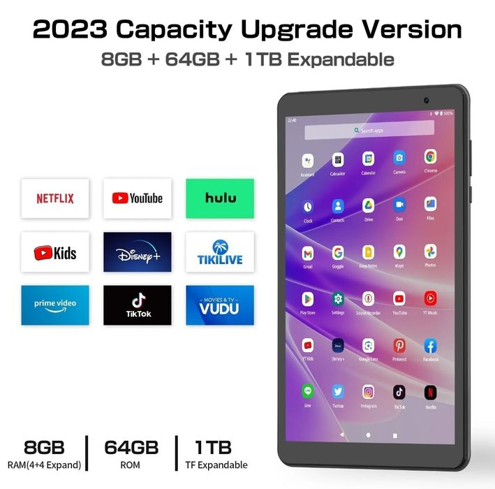 8" 4(8)gb/64gb 8 core планшет Pritom L8 Plus Android 13