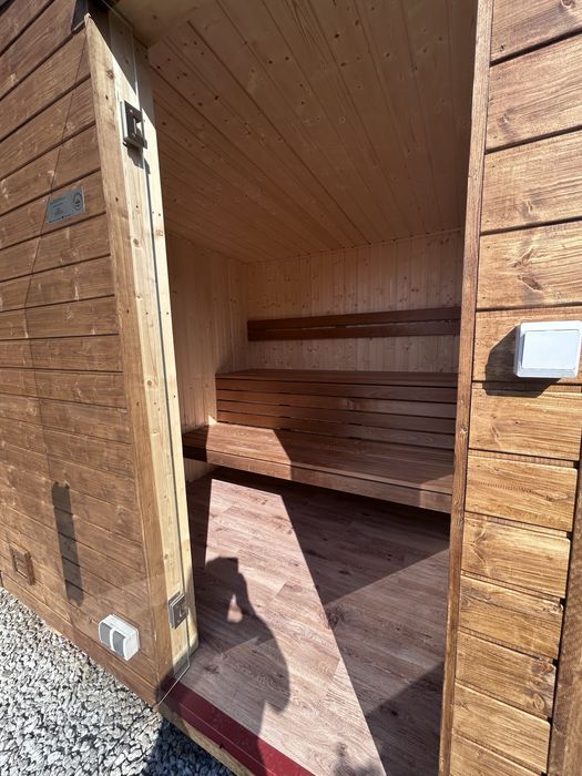 Sauna zewnętrzna  6/8 osobowa 2.40x2.40