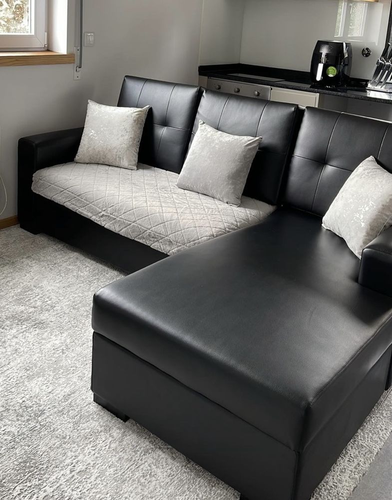 Sofá chaise longue de 3 lugares