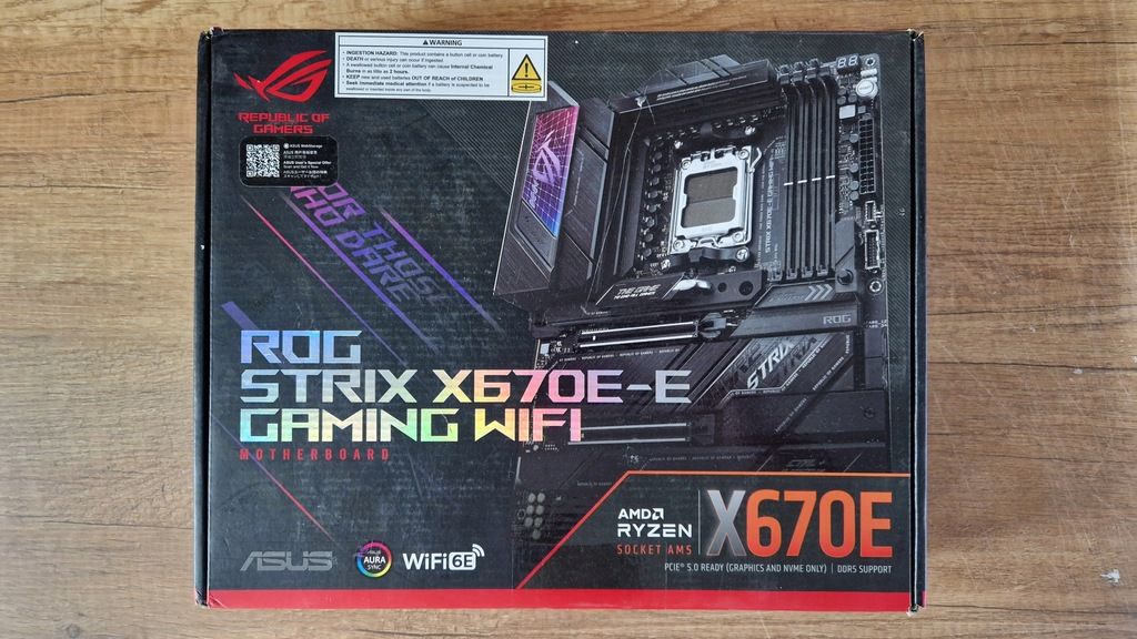 Płyta Główna ASUS ROG STRIX X670E-E GAMING WIFI box nr. 496454