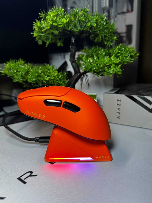 • Миша ігрова Ajazz AJ179 Apex Orange 8K Гц / Huano •
