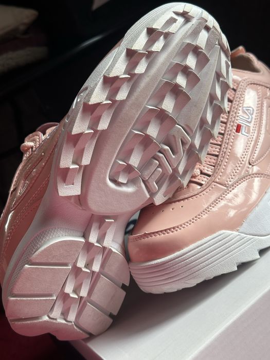 Кроссовки  ФИЛА ДИЗРАПТОР 2 Fila Disruptor 2 Pink/White (лак)