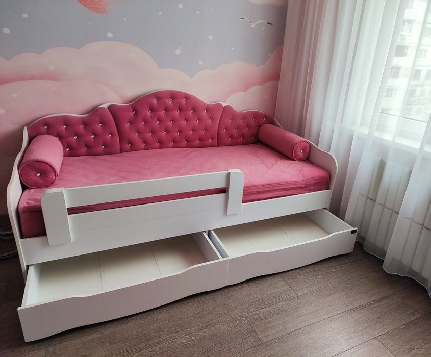 Только до 15.12! Кровать односпальная подростковая, детская Л-6 (ліжко