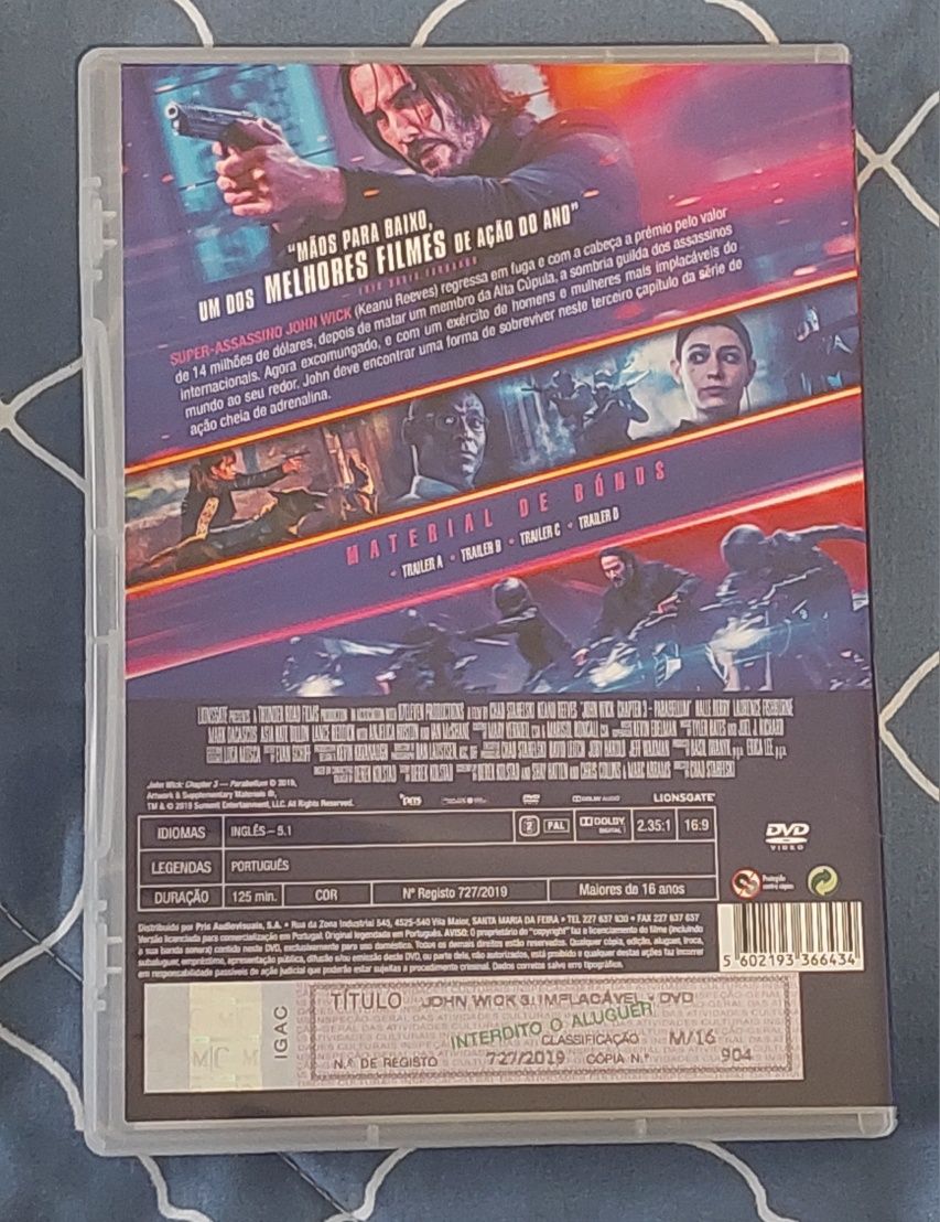 John Wick 3 - Implacável (DVD)