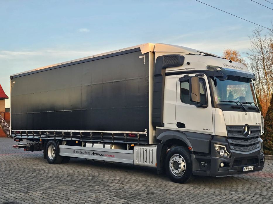 Mercedes-Benz ACTROS 1830 L MP5 FIRANKA 9.60m 23 europalety+WINDA!  Rezerwacja