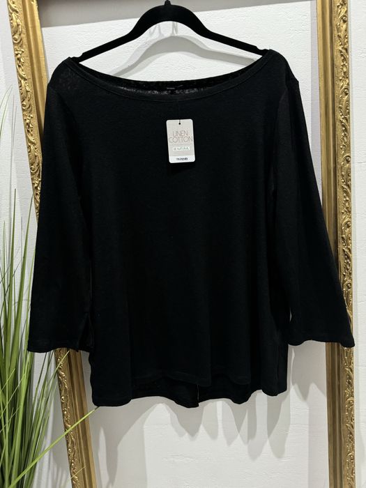 Be natural. 98% len i bawełna. Tezenis L/40 nowa (z metką) bluzka