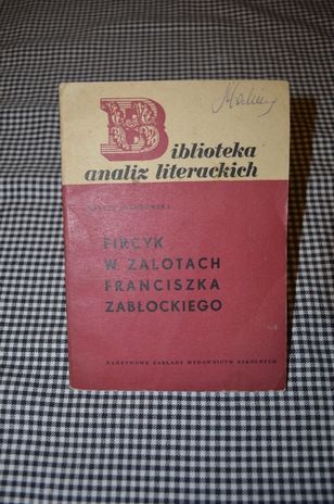 Fircyk w zalotach Biblioteka Analiz Literackich