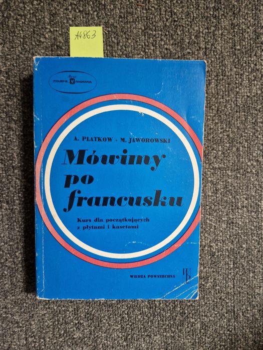 A4863. "Mówimy po francusku " A.Platkow