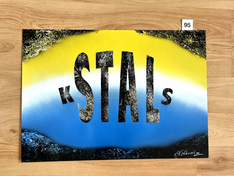 Obraz malowany sprayem 35x50 cm (Klaudia Spray Art)