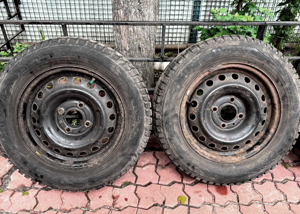Колеса на шинах 4х114,3 зимові Nokian 195\65\R15 dia 66,1мм