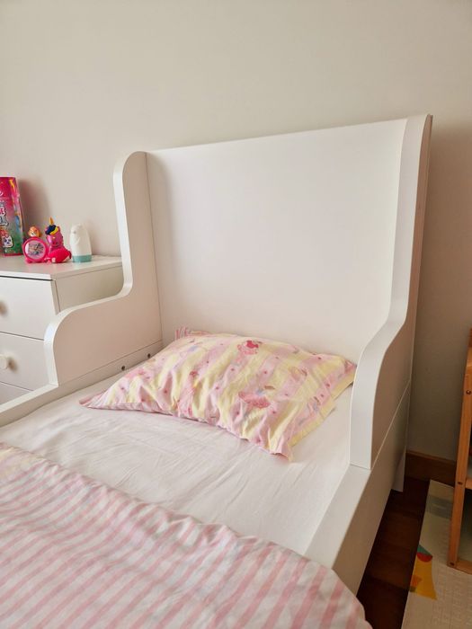 Cama extensível BUSUNGE IKEA c/colchão
