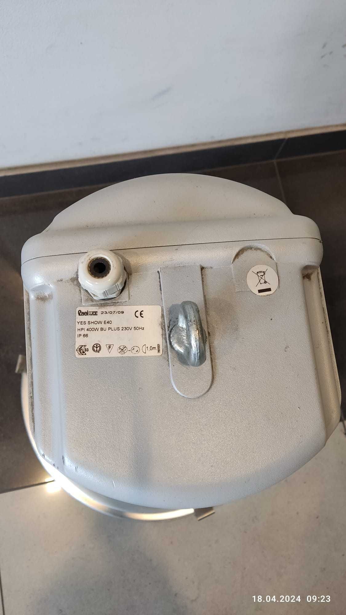 Lampy przemysłowe industrialne aluminiowe 400W