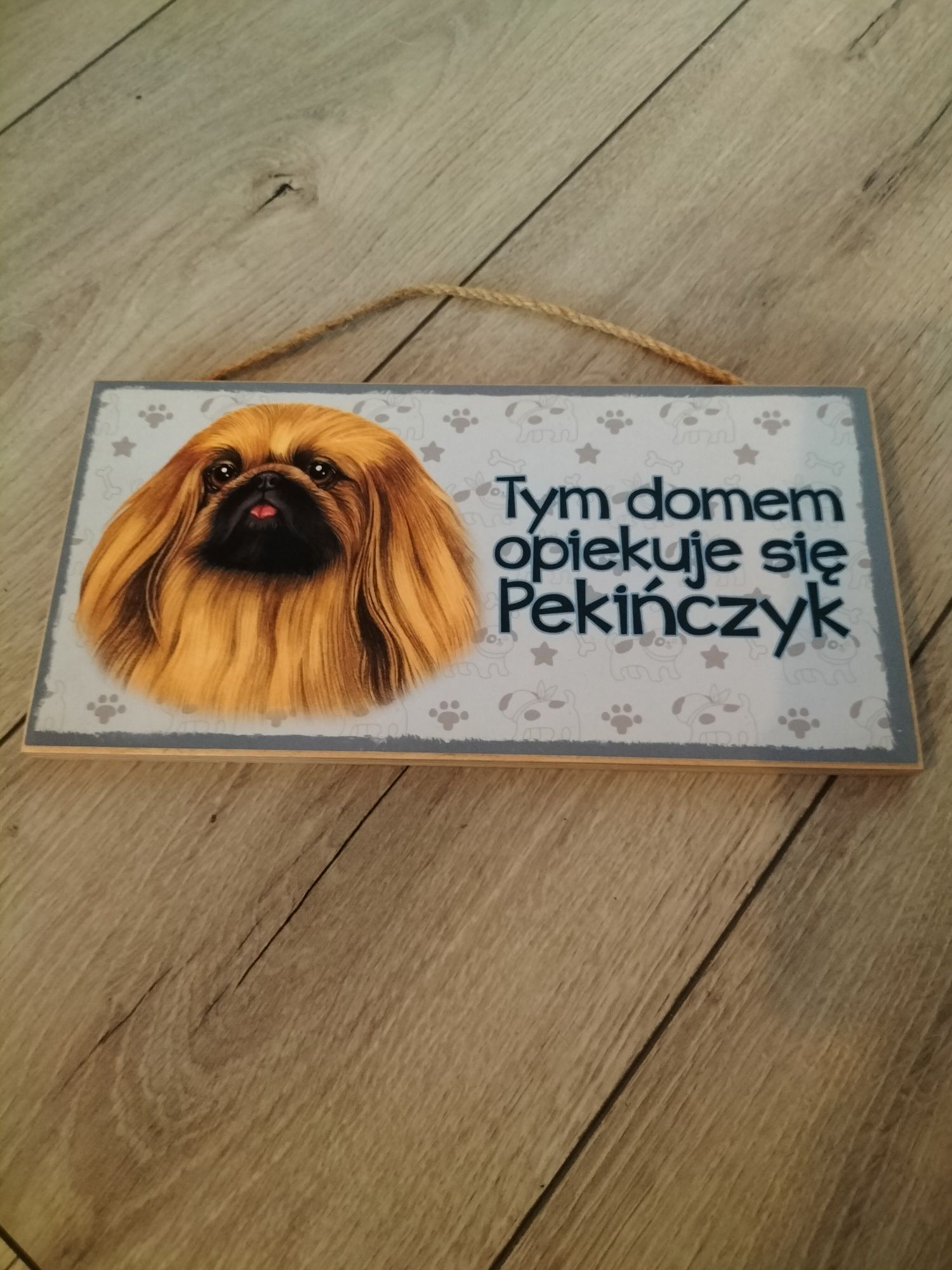 Tabliczka pies pekińczyk