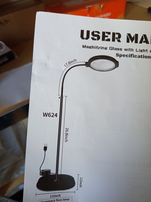 Lampa LED lupa W 624