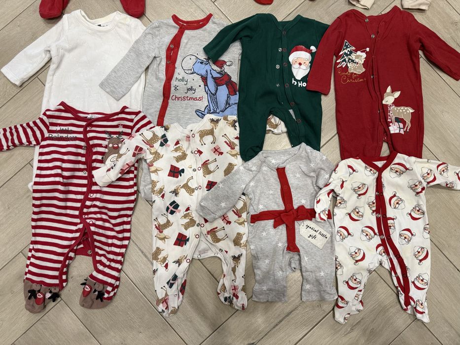 Pajacyki swiateczne dla dziewczynki 56-62