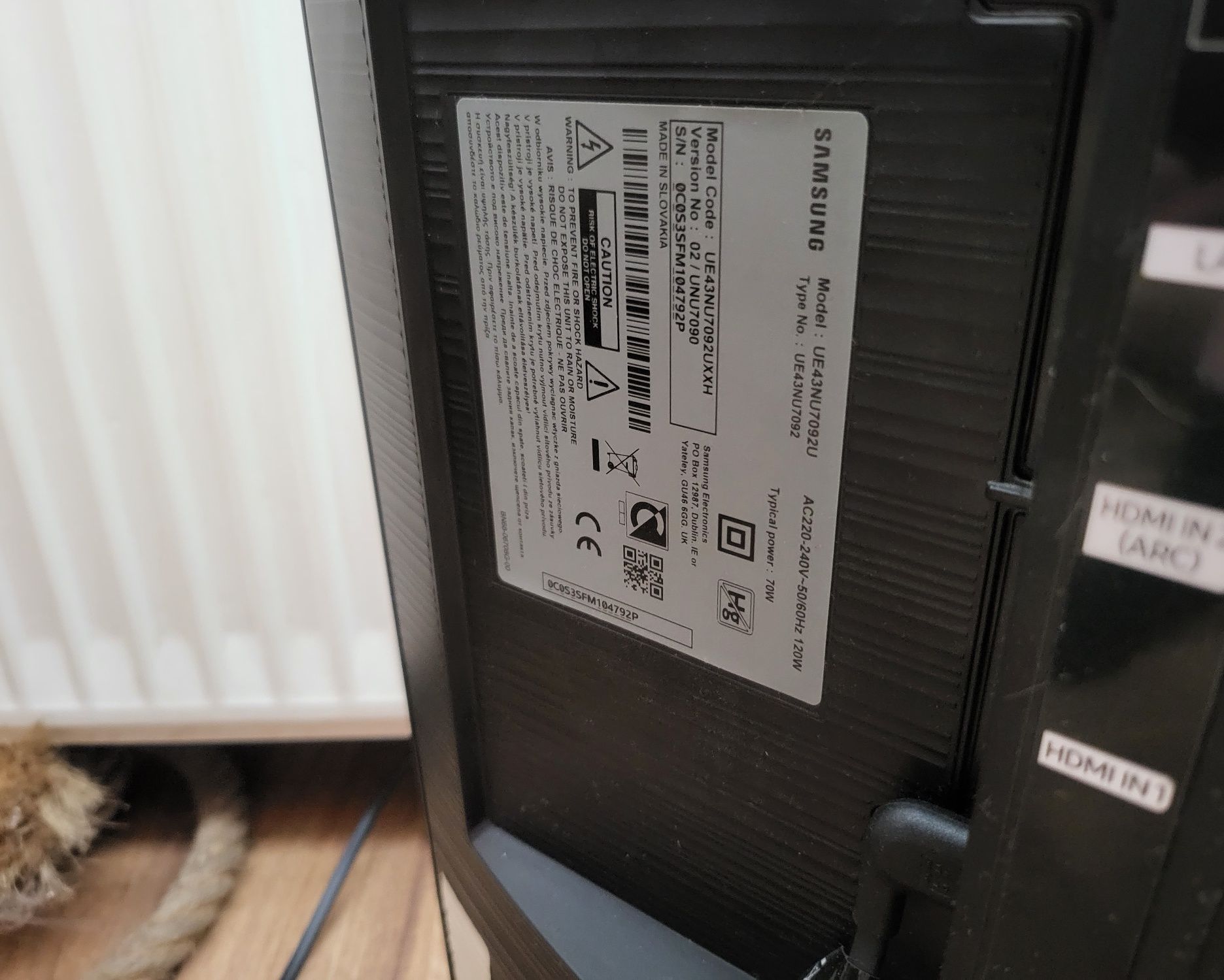 Tv Samsung43 cale uhd 4k z nowszych modeli