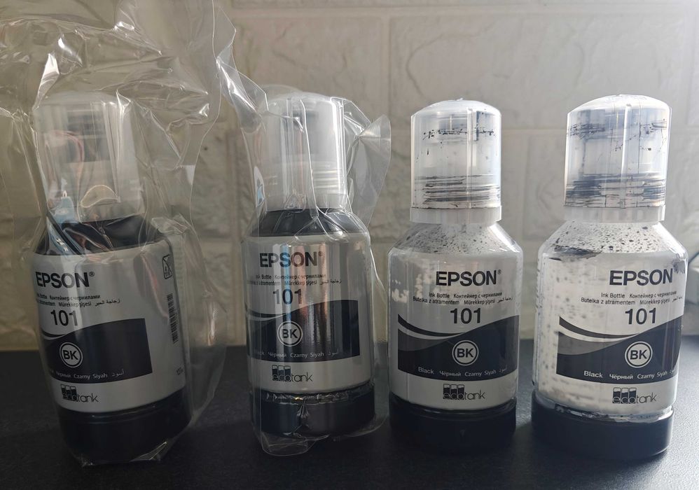 Tusze Epson EcoTank 101 Czarne