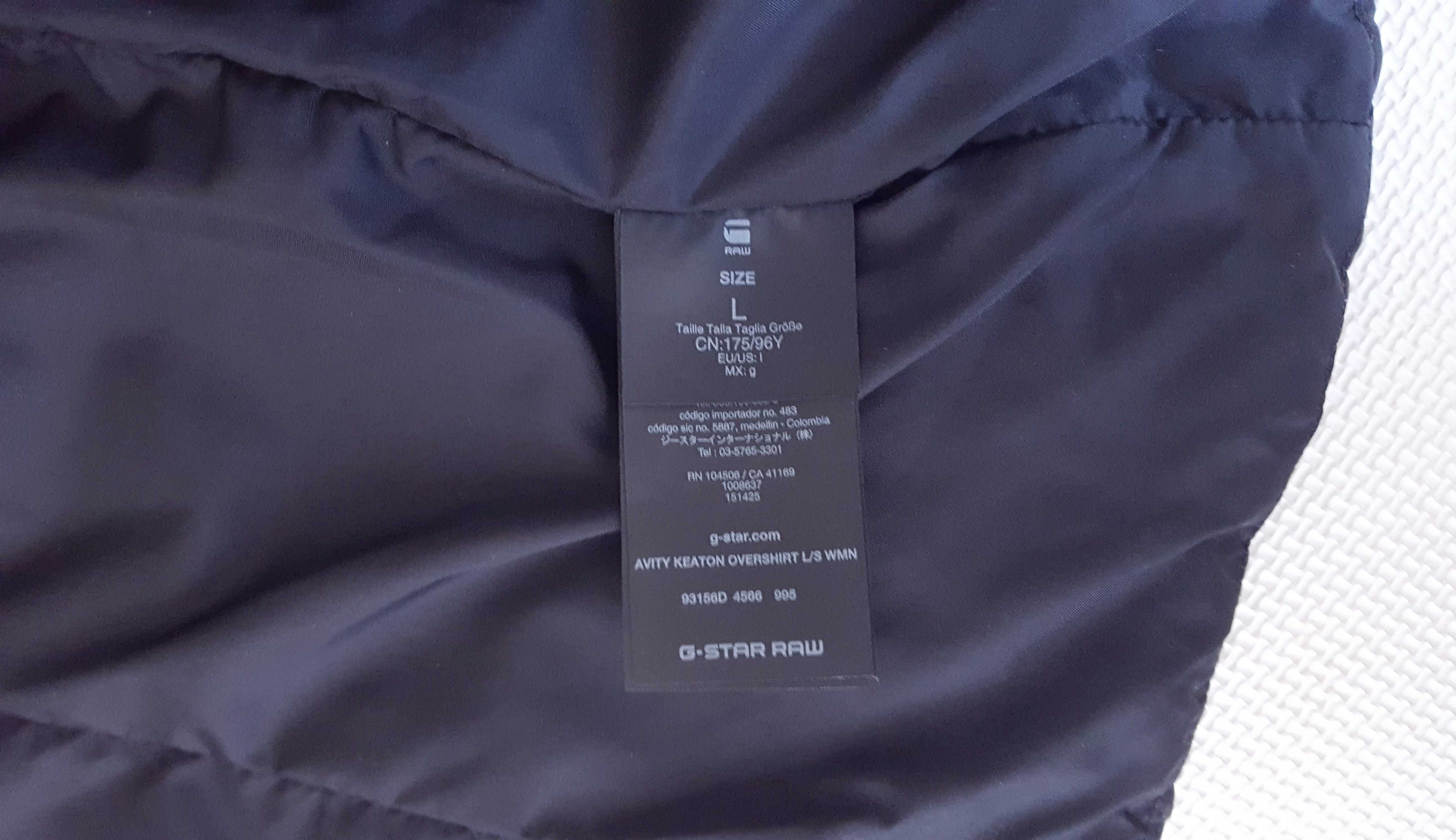 G-Star RAW Damska Pikowana Kurtka Przejściowa Raw Cargo Line M/L