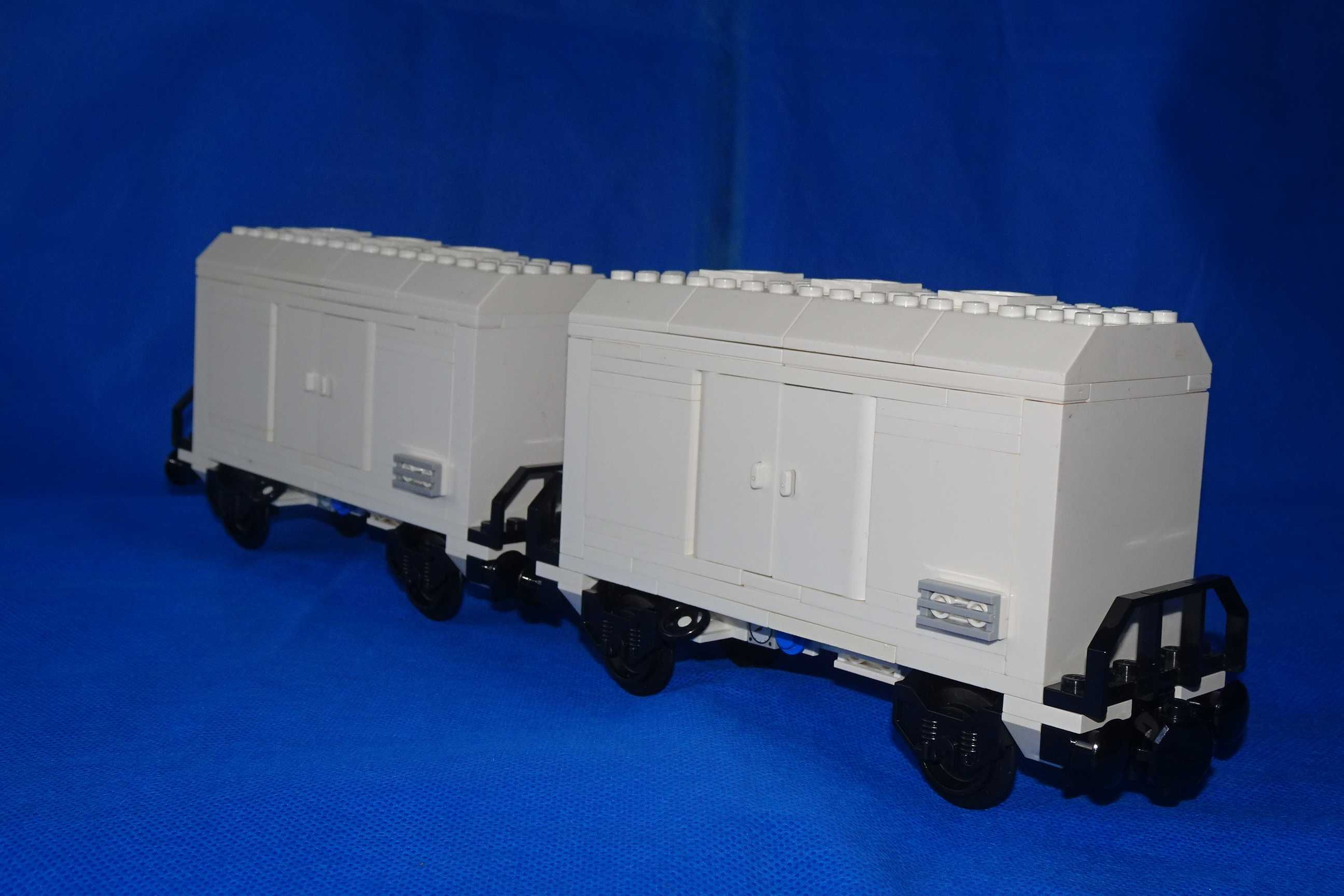 GRATIS wysyłka LEGO train 2 x wagon chłodnia do pociągu towarowego