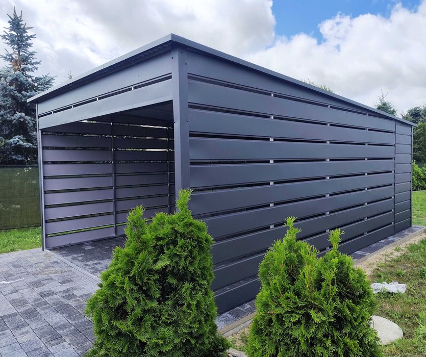 Wiata Samochodowa Carport z Profila Ocynk