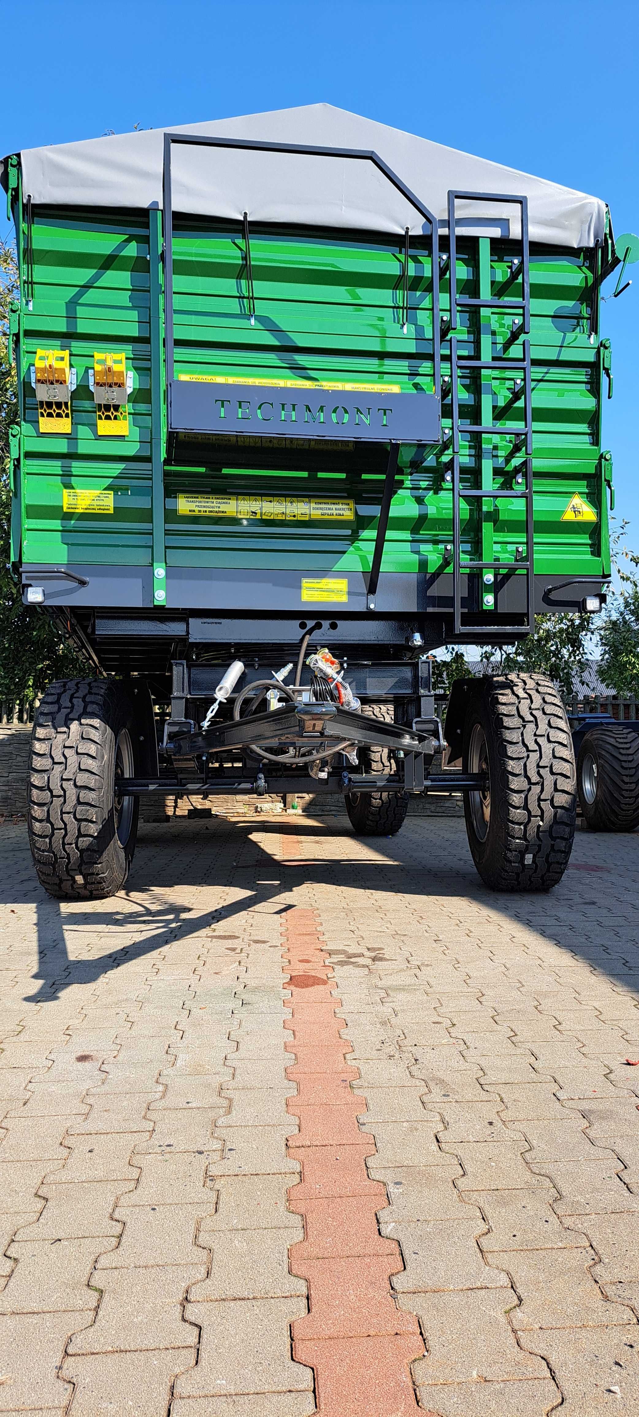 Przyczepa dwuosiowa 12T Paletowa TECHMONT